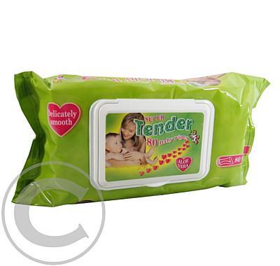 Ubrousky dětské hyg. Baby Wipes Aloe Vera 80 ks, Ubrousky, dětské, hyg., Baby, Wipes, Aloe, Vera, 80, ks