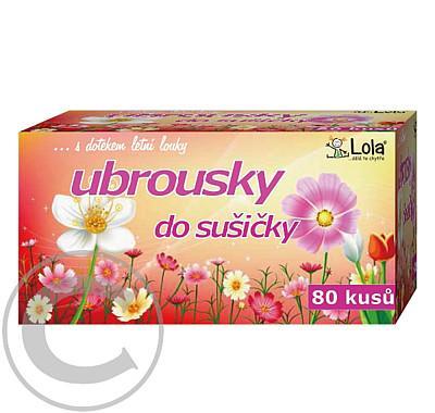 Ubrousky do sušičky 80 ks 22 x 16 cm, Ubrousky, sušičky, 80, ks, 22, x, 16, cm