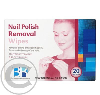 Ubrousky vlhčené Bad Kat Nail Polish Removal 20ks