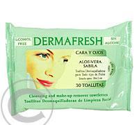 Ubrousky vlhčené textilní odličovací Dermafresh Toall.Aloe, Ubrousky, vlhčené, textilní, odličovací, Dermafresh, Toall.Aloe