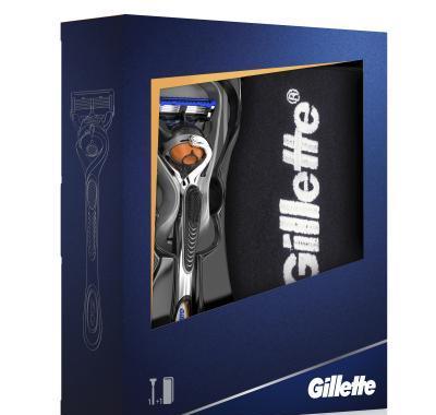 Vánoční kazeta – Gillette Mach3 holicí strojek   ručník Gillette