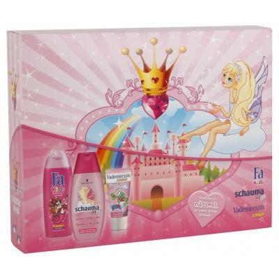 Vánoční Kazeta Multibrand Princess Girls šampon   sprchový gel   zubní pasta