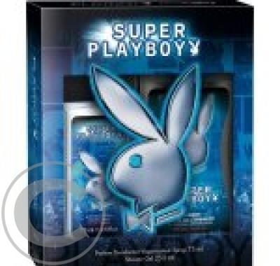 Vánoční kazeta Playboy Super Playboy Men (DNS, sprchový gel), Vánoční, kazeta, Playboy, Super, Playboy, Men, DNS, sprchový, gel,
