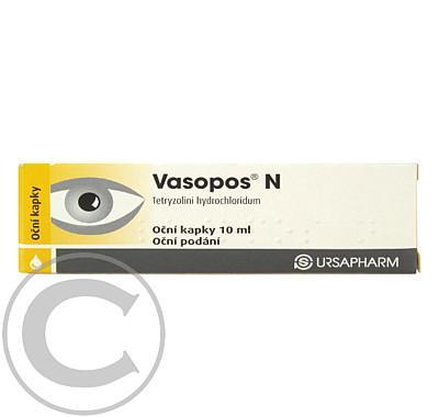 VASOPOS N  1X10ML Oční kapky, roztok, VASOPOS, N, 1X10ML, Oční, kapky, roztok