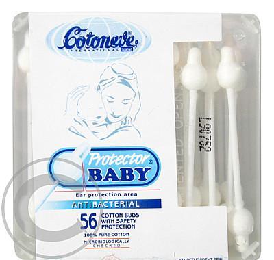 Vatové tyčinky Baby Protector 56ks, Vatové, tyčinky, Baby, Protector, 56ks