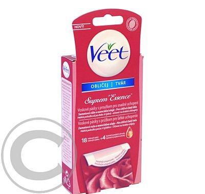 Veet Suprem´Essence voskové pásky tvář 18ks, Veet, Suprem´Essence, voskové, pásky, tvář, 18ks