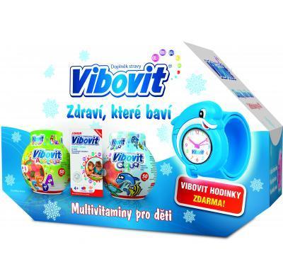 Vibovit Vánoční balení modré hodinky - delfín 2013, Vibovit, Vánoční, balení, modré, hodinky, delfín, 2013