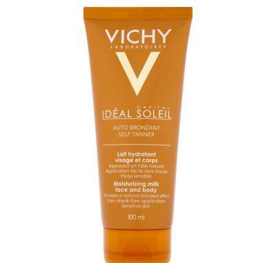 VICHY Capital Soleil Autobronzant samoopalovací mléko na obličej a tělo 100ml, VICHY, Capital, Soleil, Autobronzant, samoopalovací, mléko, obličej, tělo, 100ml