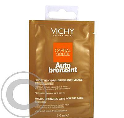 VICHY Capital Soleil Autobronzant - samoopalovací ubrousek na světlou pleť 5,6 ml, VICHY, Capital, Soleil, Autobronzant, samoopalovací, ubrousek, světlou, pleť, 5,6, ml