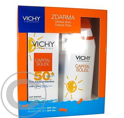 VICHY Capital Soleil Mléko pro děti OF50   dětská láhev ZDARMA, VICHY, Capital, Soleil, Mléko, děti, OF50, , dětská, láhev, ZDARMA