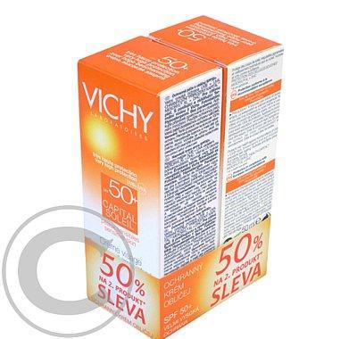 VICHY Capital Soleil Ochranná péče o obličej SPF 50  2x50 ml, VICHY, Capital, Soleil, Ochranná, péče, o, obličej, SPF, 50, 2x50, ml