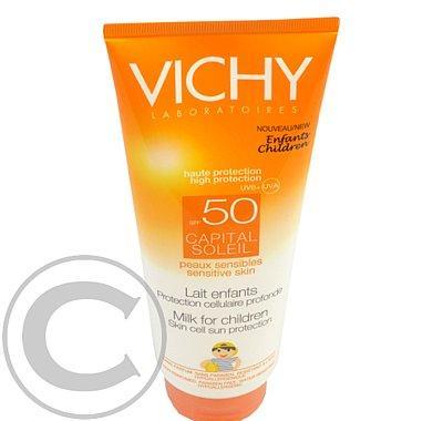 VICHY Capital Soleil Ochranné mléko pro děti na obličej a tělo SPF50 300 ml, VICHY, Capital, Soleil, Ochranné, mléko, děti, obličej, tělo, SPF50, 300, ml