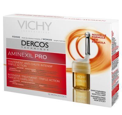 VICHY Dercos Aminexil 12 ampulí pro ženy proti ztrátě vlasů