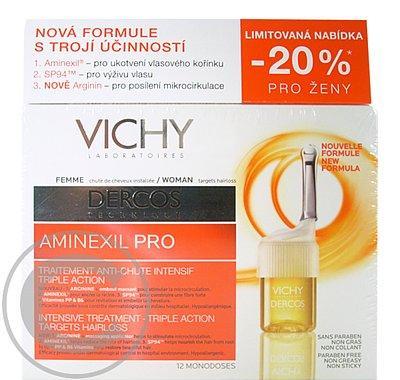 VICHY Dercos Aminexil Pro  - proti vypadávání vlasů pro ženy 12 x 6 ml, SLEVA -20%