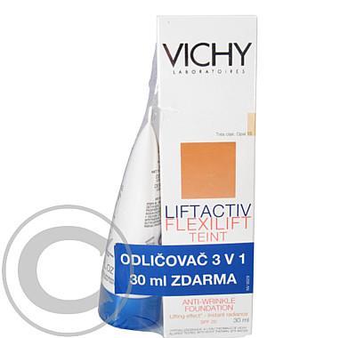 VICHY Flexilift Teint - make-up proti vráskám 15 světlá 30ml   Odličovač 3v1 ZDARMA