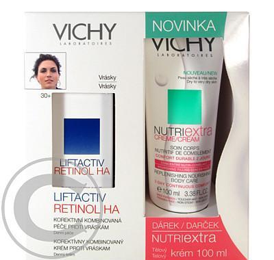 VICHY Liftactiv Retinol HA denní 30ml   DÁREK Nutriextra tělový krém 100ml ZDARMA