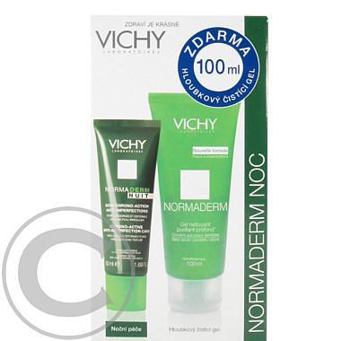 Vichy Normaderm krém noční 50 ml   gel hloubkový 100 ml ZDARMA, Vichy, Normaderm, krém, noční, 50, ml, , gel, hloubkový, 100, ml, ZDARMA