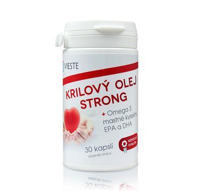 VIESTE Krilový olej STRONG Omega - 30 kapslí, VIESTE, Krilový, olej, STRONG, Omega, 30, kapslí