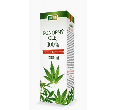 VIRDE Konopný olej 100% 200 ml, VIRDE, Konopný, olej, 100%, 200, ml