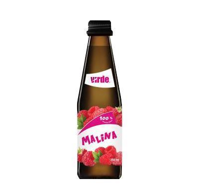 VIRDE Malina 100% šťáva 250 ml, VIRDE, Malina, 100%, šťáva, 250, ml