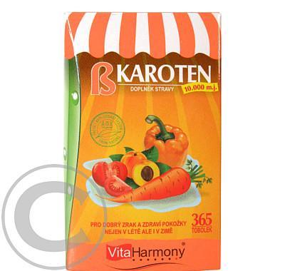 VitaHarmony Beta karoten 10.000m.j 365 tablet, VitaHarmony, Beta, karoten, 10.000m.j, 365, tablet