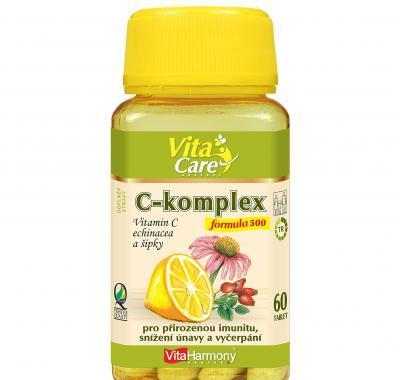 VitaHarmony C-komplex 500 mg tbl. 60   echinacea   šípek, VitaHarmony, C-komplex, 500, mg, tbl., 60, , echinacea, , šípek