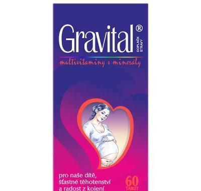 VitaHarmony Gravital pro těhotné a kojící ženy 60 tablet, VitaHarmony, Gravital, těhotné, kojící, ženy, 60, tablet