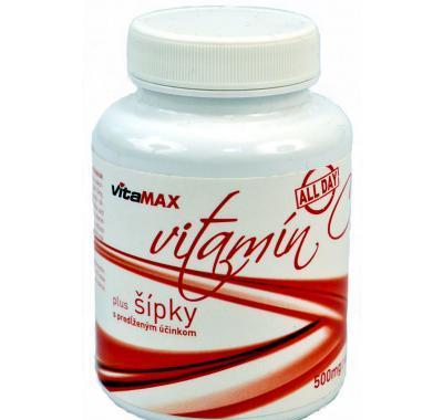 VITAMAX Vitamín C 500 mg s šípky prodloužený účinek 30 tablet, VITAMAX, Vitamín, C, 500, mg, šípky, prodloužený, účinek, 30, tablet