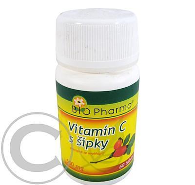 Vitamin C s šípky tbl .60 x 500 mg prodloužený účinek Bio-Pharma