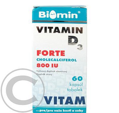 VITAMIN D3 FORTE 800 I.U. cps.60 Biomin, VITAMIN, D3, FORTE, 800, I.U., cps.60, Biomin