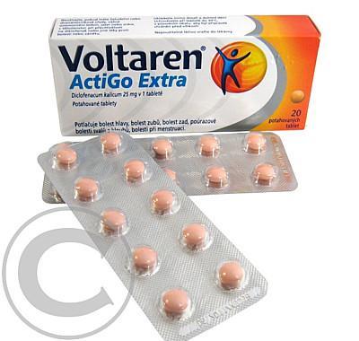 VOLTAREN ACTIGO EXTRA  20X25MG Obalené tablety