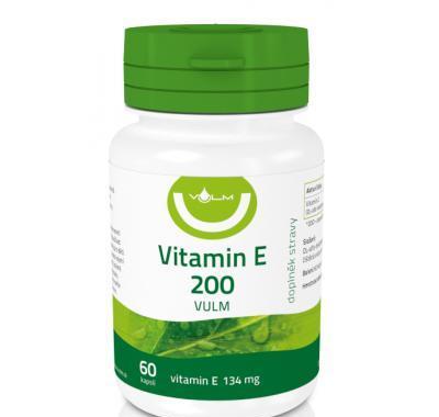 VULM Vitamin E 200 60 kapslí, VULM, Vitamin, E, 200, 60, kapslí