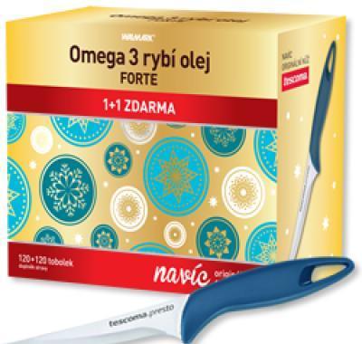 WALMARK Omega 3 FORTE 120   120 tobolek ZDARMA   nůž Tescoma ZDARMA