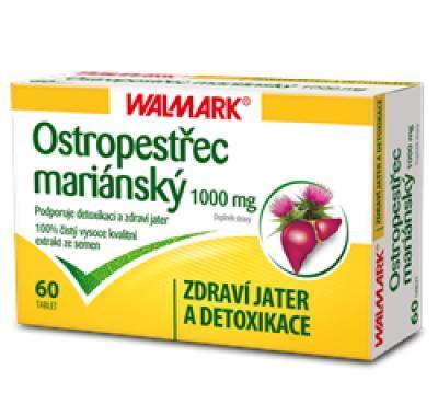 Walmark Ostropestřec mariánský 1000mg 60 tablet, Walmark, Ostropestřec, mariánský, 1000mg, 60, tablet