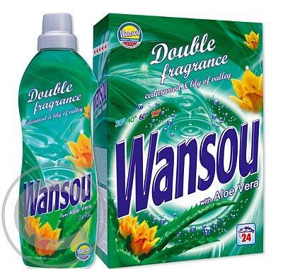 Wansou 24 dávek Aloe   aviváž Aloe 1L