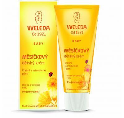 Weleda Měsíčkový dětský krém 10 ml, Weleda, Měsíčkový, dětský, krém, 10, ml