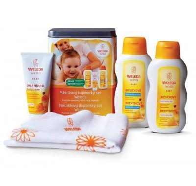 WELEDA Měsíčkový kojenecký set 200 ml   200 ml   75 ml   DÁREK, WELEDA, Měsíčkový, kojenecký, set, 200, ml, , 200, ml, , 75, ml, , DÁREK