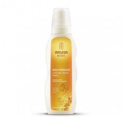 WELEDA Rakytníkové vyživující tělové mléko 20 ml, WELEDA, Rakytníkové, vyživující, tělové, mléko, 20, ml