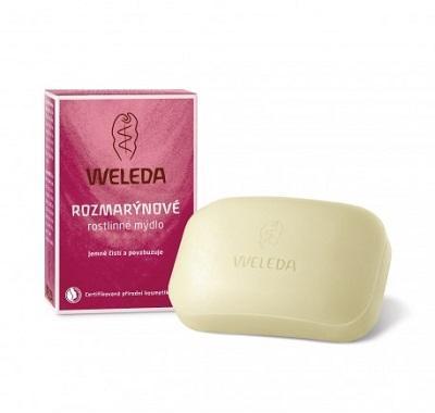 WELEDA Rozmarýnové rostlinné mýdlo 100 g, WELEDA, Rozmarýnové, rostlinné, mýdlo, 100, g