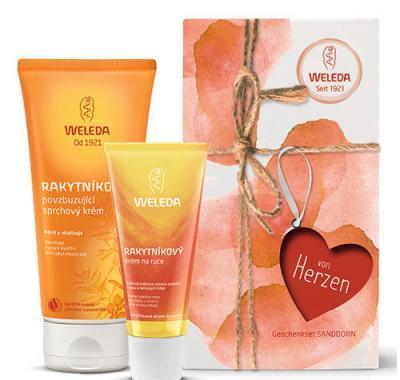 Weleda vánoční balíček vyživující rakytník krém na ruce 50 ml   sprchový krém 200 ml, Weleda, vánoční, balíček, vyživující, rakytník, krém, ruce, 50, ml, , sprchový, krém, 200, ml