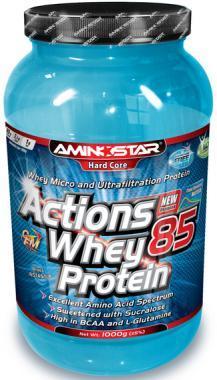WHEY Protein Actions 85% 1000g vanilka