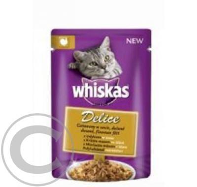 Whiskas kapsa Delice dušené s krůtím ve šťávě 85g