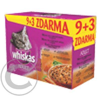 Whiskas kapsa Menu ze 4 druhů masa 12x 100 g