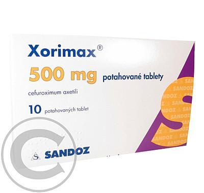 XORIMAX 125 MG POTAH. TABLETY  10X125MG Potahované tablety