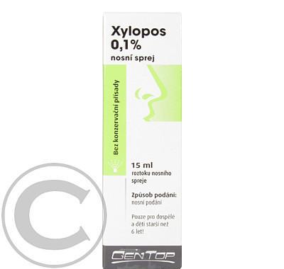 XYLOPOS 0,1% NOSNÍ SPREJ  1X15ML/15MG Roztok ve spreji