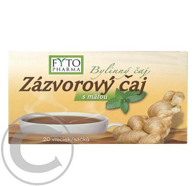 Zázvorový čaj s mátou 20x1.5g Fytopharma, Zázvorový, čaj, mátou, 20x1.5g, Fytopharma