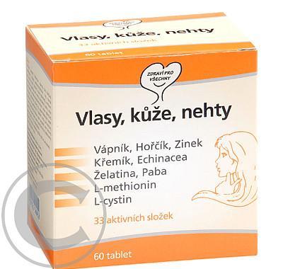 Zdraví pro všechny - VLASY-KŮŽE-NEHTY tbl.60, Zdraví, všechny, VLASY-KŮŽE-NEHTY, tbl.60