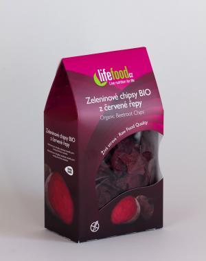 Zeleninové chipsy z červené řepy BIO 60g, Zeleninové, chipsy, červené, řepy, BIO, 60g