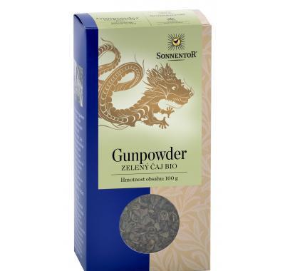 Zelený čaj Gunpowder bio sypaný 100g, Zelený, čaj, Gunpowder, bio, sypaný, 100g