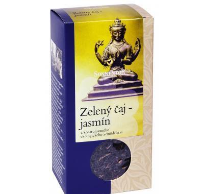 Zelený čaj - jasmín bio sypaný 100g, Zelený, čaj, jasmín, bio, sypaný, 100g